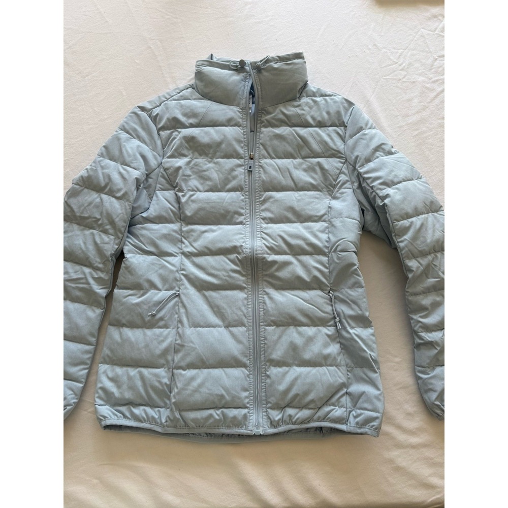 Avalanche Outdoor Supply Co Light Blue Full Zip Puffer Jacket Women Small